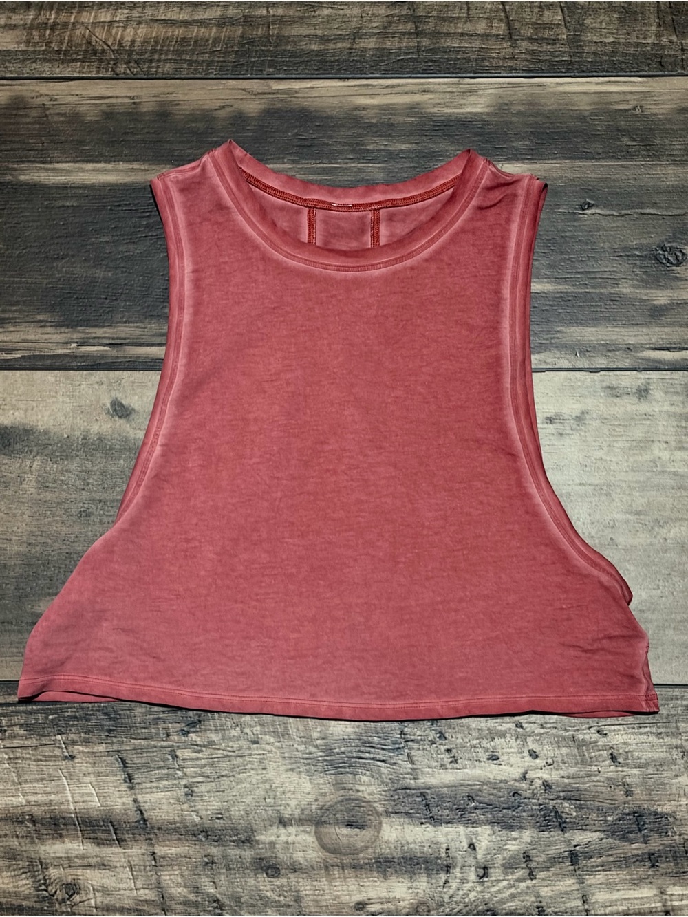 lululemon Sleeveless Cropped Tank - Dusty Rose